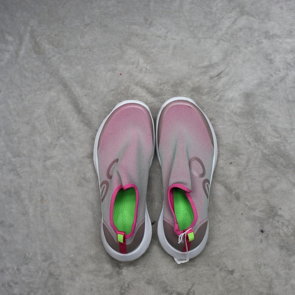 Oofos OOmg Women 9 Spot Shoe Pink Slip On Comfort Stretch Lightweight Sneakers - Picture 7 of 16